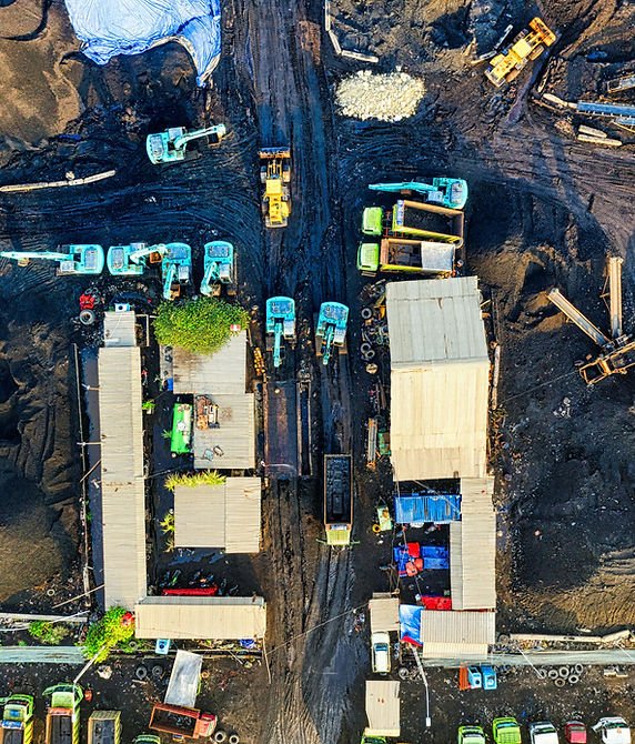 Chantier vu du ciel